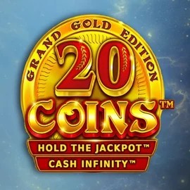 20 Coins Grand Gold Edition slot logo by Wazdan at Wild Robin Casino