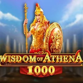 Slots logo of Wisdom of Athena 1000 from Pragmatic Play at Wild Robin Casino